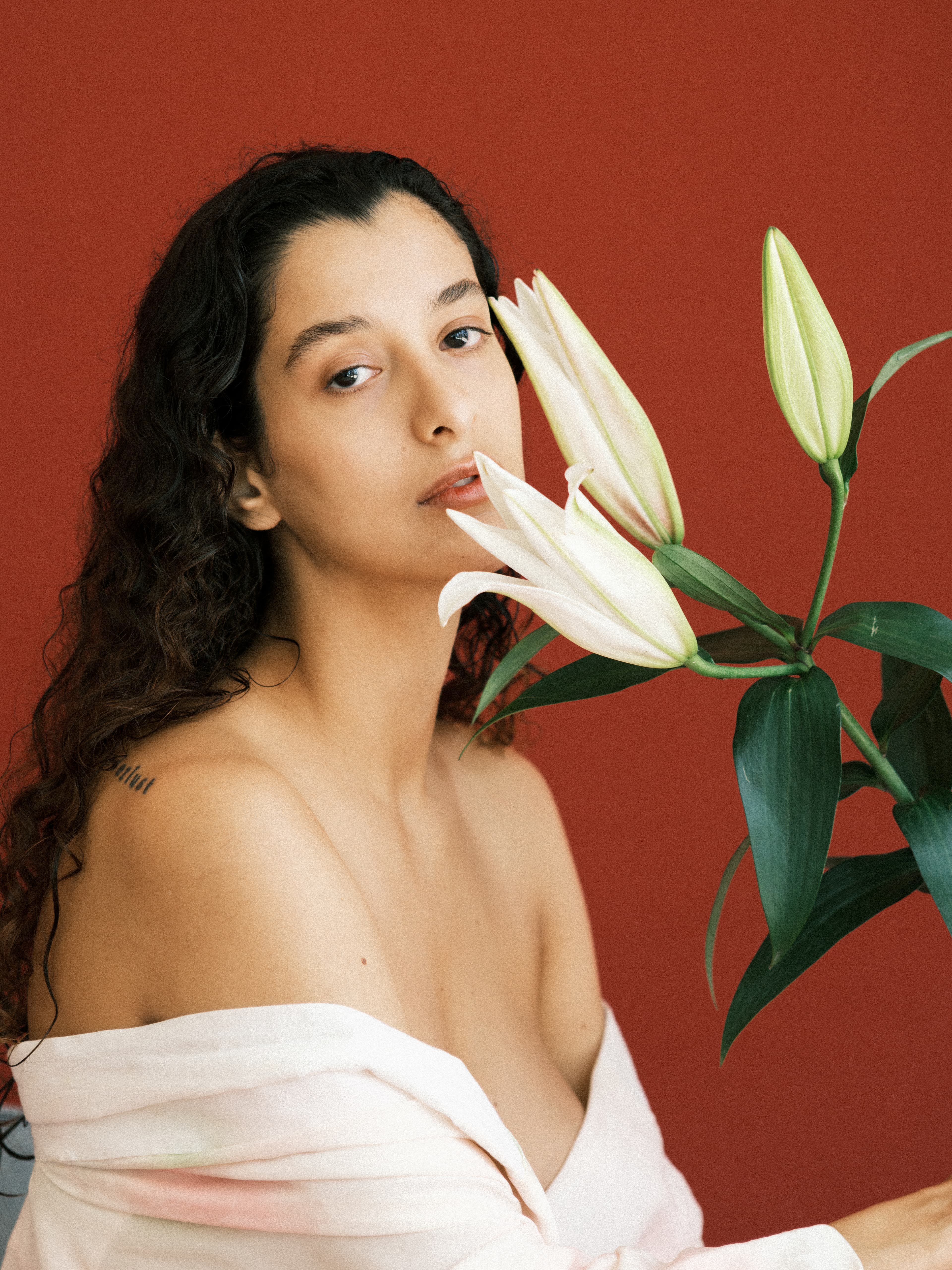 Portrait of a woman in a sacred, contemplative state